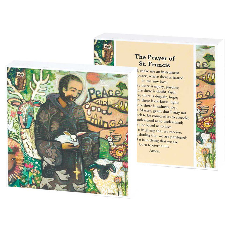 PLQ DBL SD ST FRANCIS-LORD MAKE MDF 4X4