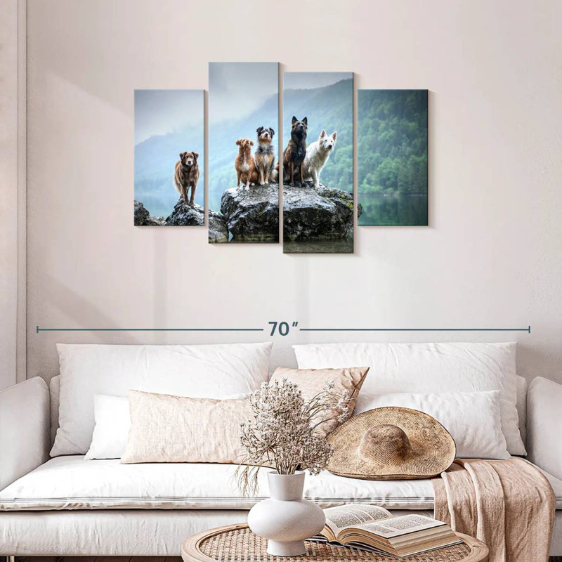 Dog Alliance, 27" H x 43" W
