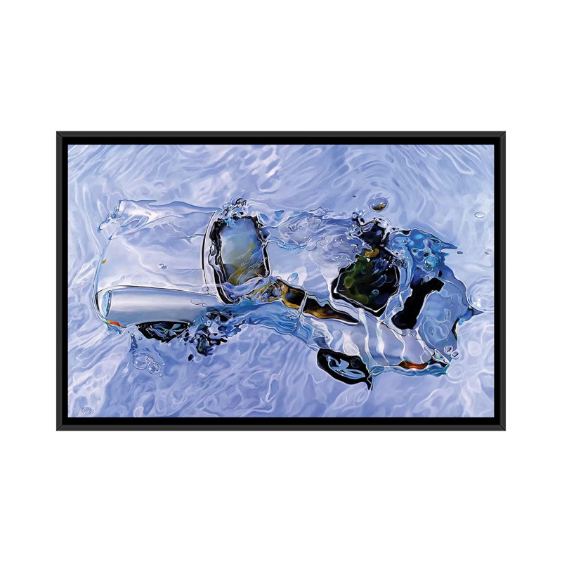 Chlorine V by Marcello Petisci - Print on Canvas, Black Framed, 101.6 cm H x 66.04 cm W