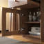 Bureau de meuble-lavabo avec rangement Ismar