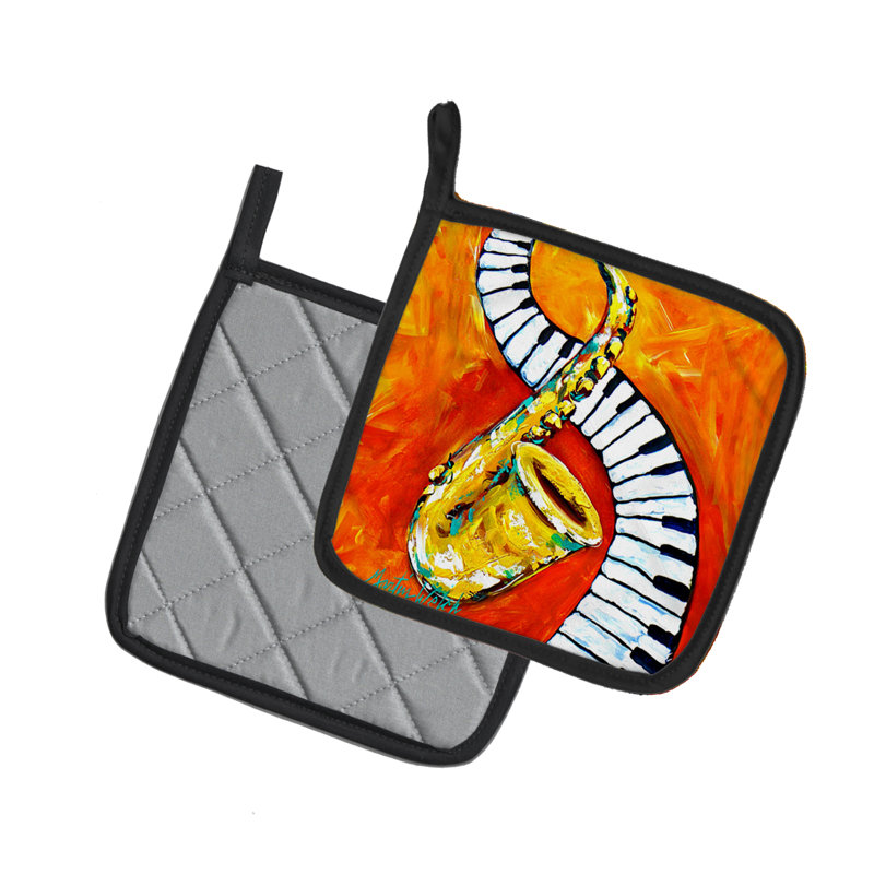 Caroline's Treasures Martin Welch New Artwork Polyester Potholder Set