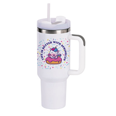 Tumbler Life Better With Sprinkles 40oz