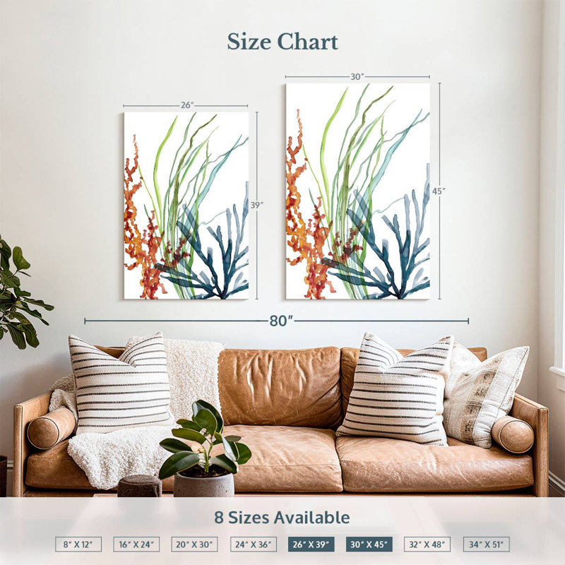 Brampt Ocean Garden I, H 39 po x l 26 po