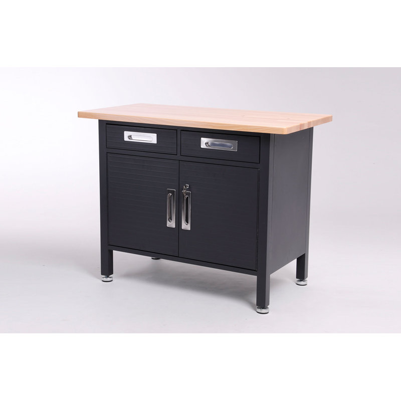 48'' W Wood Top Workbench