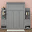 Lit escamotable double avec tablettes Campden-1439145130