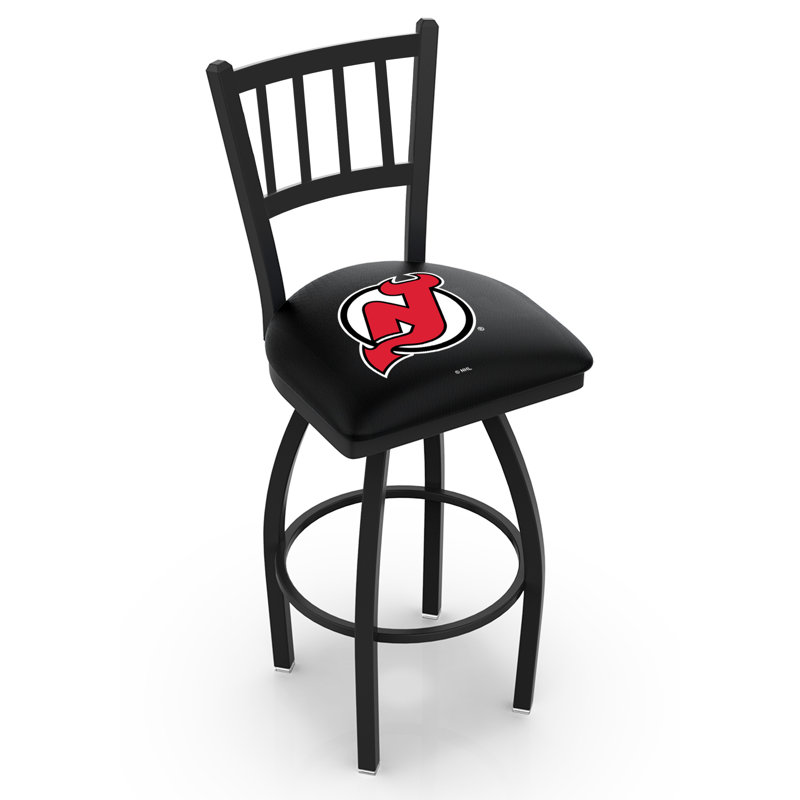 NCAA Swivel 25" Counter Stool, New Jersey Devils, 25" Height