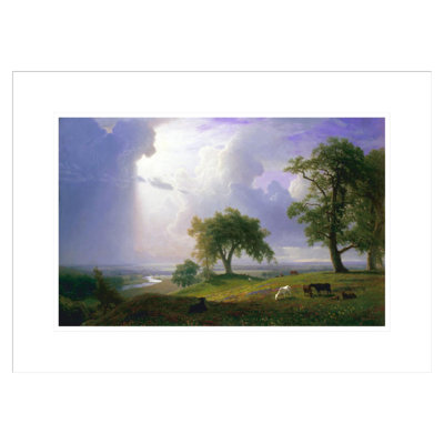 «California Spring» par Albert Bierstadt, impression giclée sur cadre