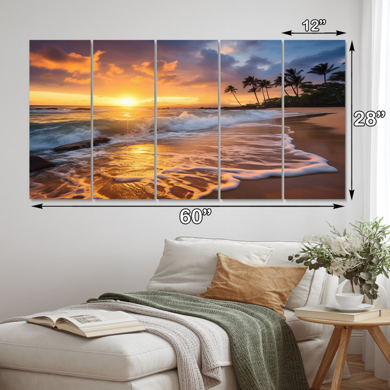 Beach Photo Sunset Serenade 9 pièces