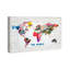 Hipster Mapa Mundi - impression sur toile tendue-17912754-67049765