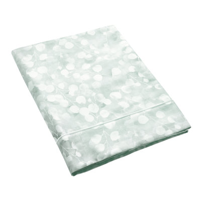 Rosée sauge Queen flat sheet