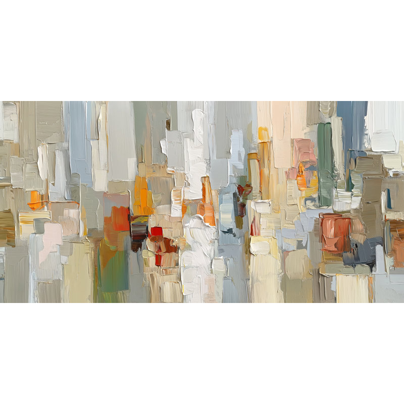 Art mural vertical sur toile verticale, L 48 po x H 24 po x P 1,5 po