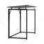 Bureau pliant peu encombrant - gris