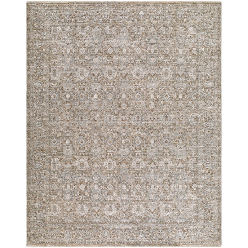 Bayan Machine Woven Rug, Rectangle 5' x 7'10"