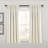 Cotton Blend Semi Sheer Curtain Pair-71502490-71502493