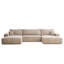 6 Seater Reclining Corner Sofa -711054421