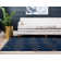 Glam Navy Blue Gold Area Rug