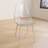 Kiyora Metal Leg Solid Back Dining Chair-2046455284-2024476987