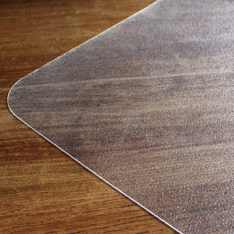Valuemat Basic Vinyl Lipped Chair Mat for Hard Floors - 36" x 48"