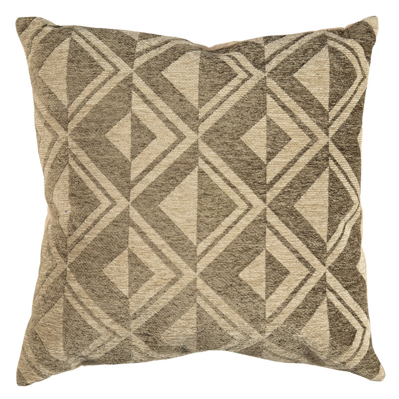 Geometric Chenille Pillow Cover