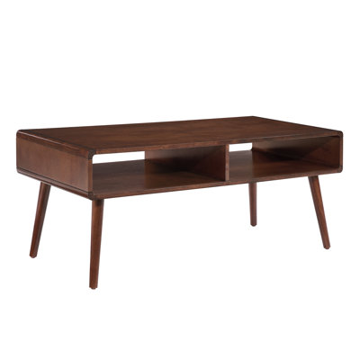 Kays Coffee Table with Solid Wood Legs by Wade Logan