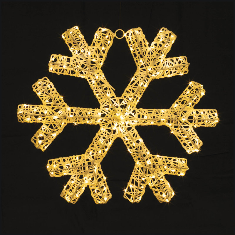 24" LED Snowflake Light