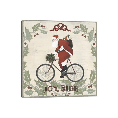 Joyride Santa Collection A 1 Piece Wrapped Canvas Painting