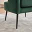 Fauteuil demi-tonneau en velours-831239452