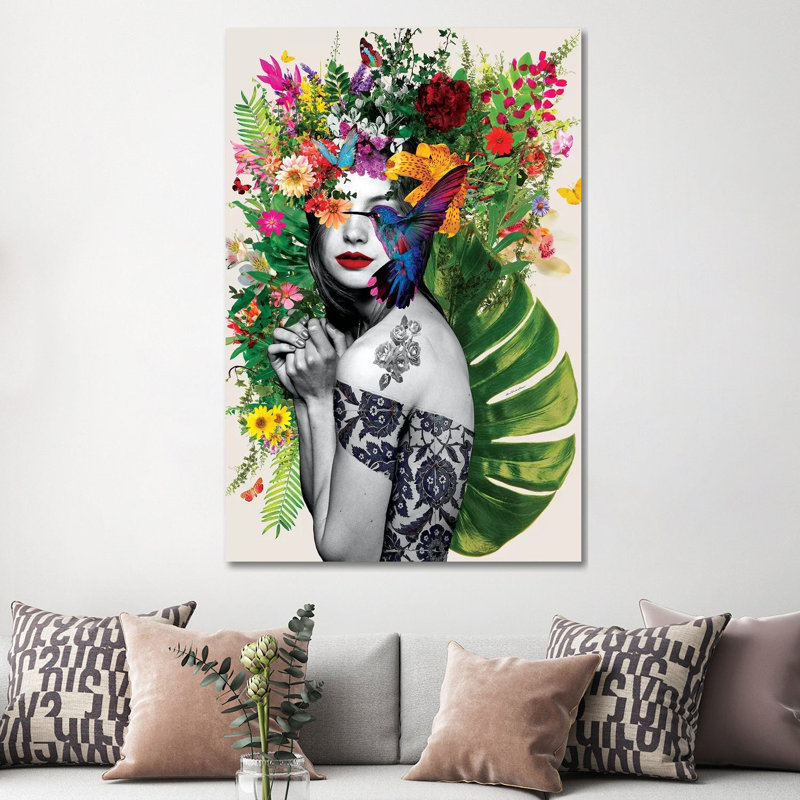 Chelsea Flowers by Ana Paula Hoppe - Print on Canvas, No Frame, 101.6 cm H x 66.04 cm W x 3.175 cm D
