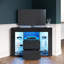Aladar 100Lx40Wx68H High Gloss Particleboard Corner TV Stand & TV Cabinet, 2 Drawers 7 Storage, Fits 50" TV-425143708