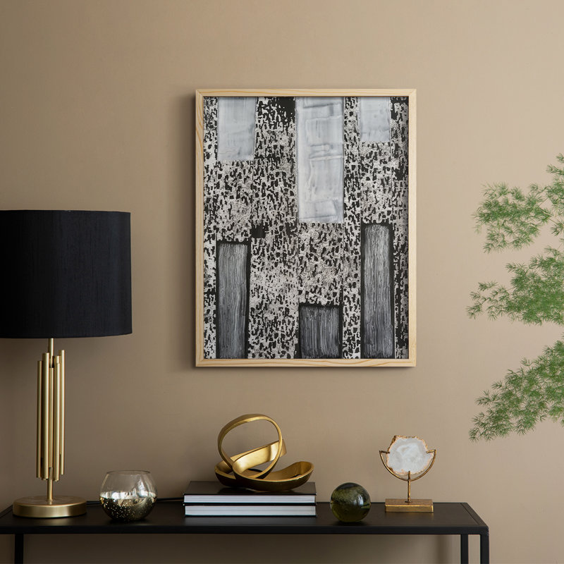 «Silver Colis», reproduction encadrée - bois massif, Naturel, H 11 po x l 9 po