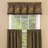  Sunflower Check Lined Valance
