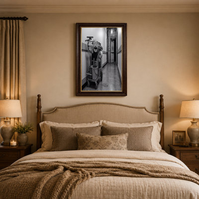 Art mural en toile noir et blanc
