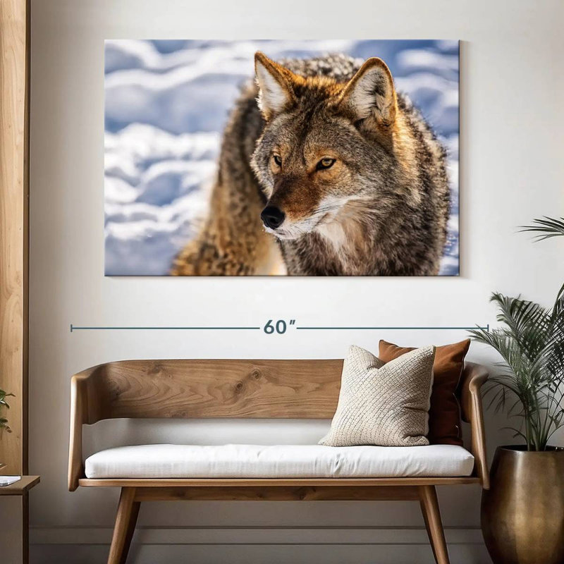 Hunting Wolf, 34" H x 51" W