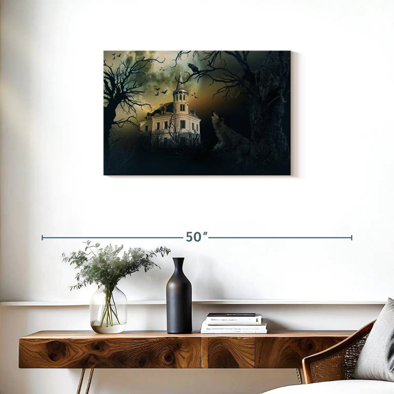 Hitzel Castle, 20" H x 30" W