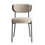 2 chaises de salle à manger - avec dossier en placage de frêne, pieds en métal, revêtement brun, cuisine ergonomique (2) et brun, ergonomique, capacité maximale de 250 lb