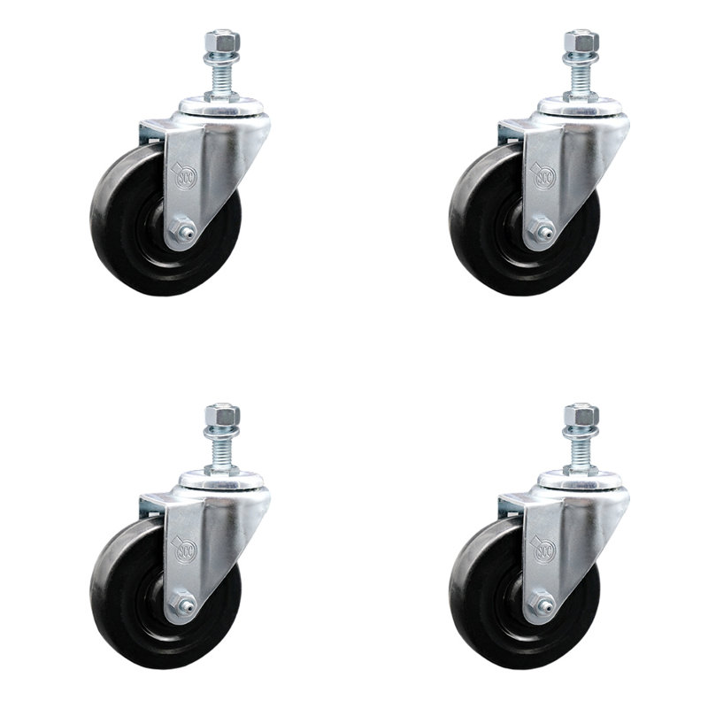 Ensemble de roulettes de service 4 po