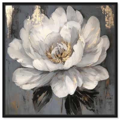 Ivory Incarnation I Canvas Luxe Flower Art by Art Remedy