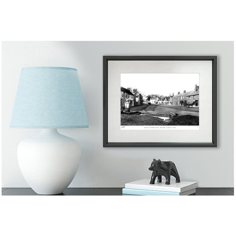 Great Bardfield, Brook Street 1903 by Francis Frith - Single Picture Frame Print, 45cm H x 60cm W x 2.3cm D