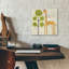  «Ada's Giraffe» par Chariklia Zarris, art mural en verre acrylique, 12 po x 12 po