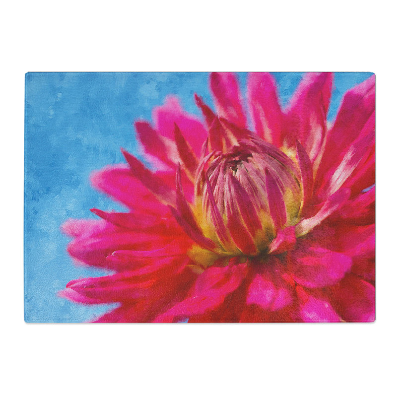 The Flower Chopping Board, 0.4cm H x 20cm W x 28.5cm L