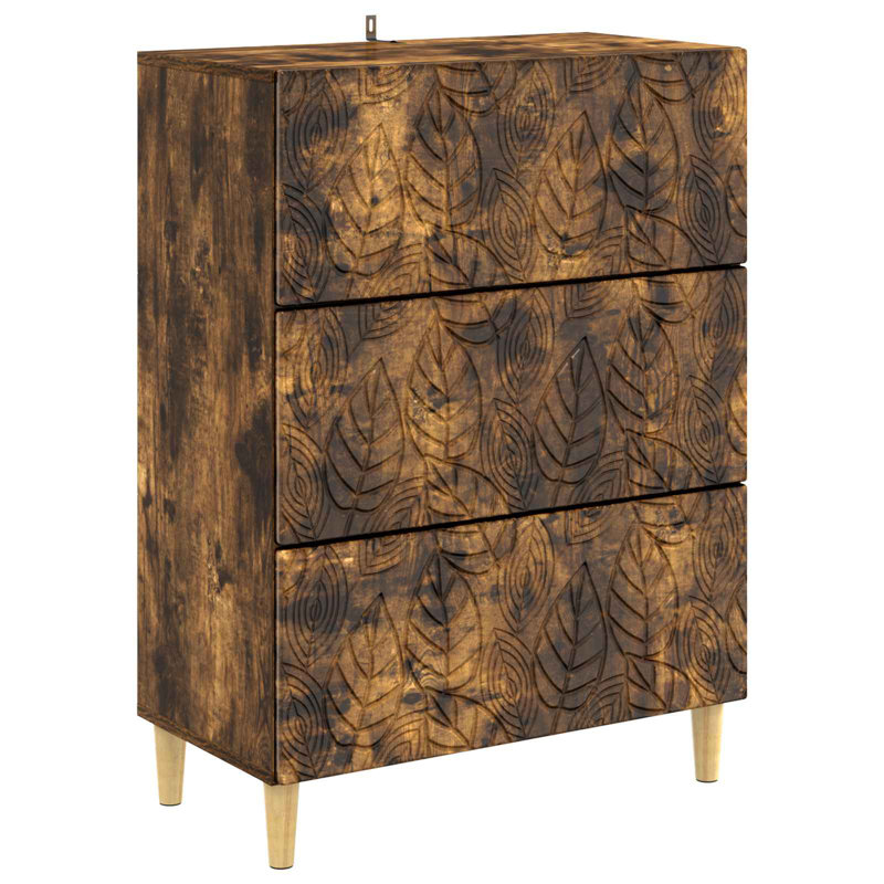 Rectangle Accent Chest, Smoked Oak