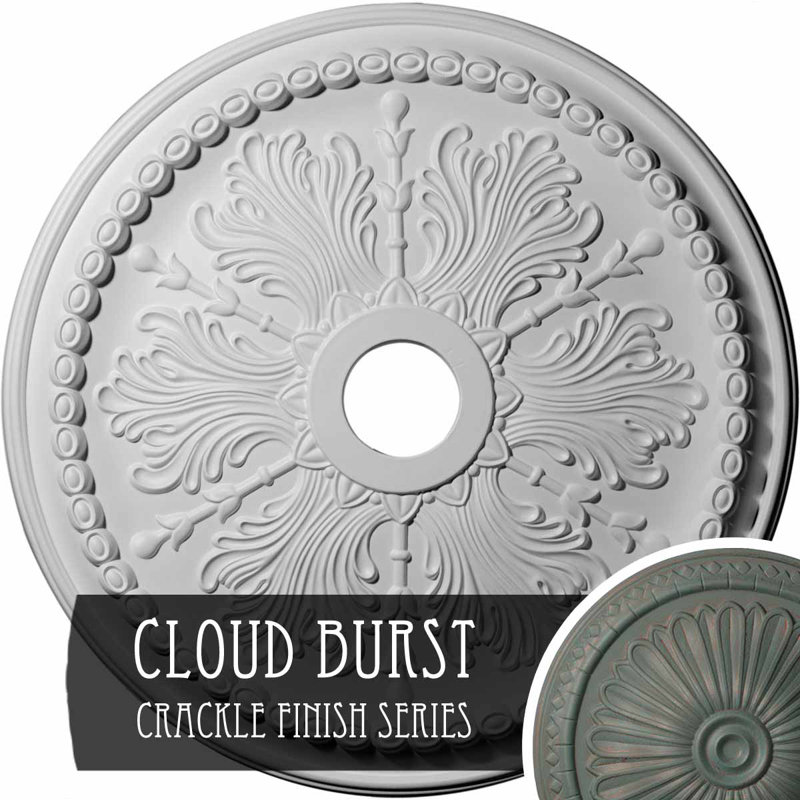 Médaillon de plafond Endurathane Winsor, DO 27 1/2 po x P 4 po x P 1 1/2 po (convient aux auvents jusqu'à 4 po)