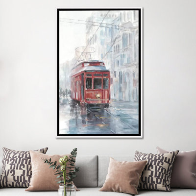 Reproduction d’art « Watercolor Streetcar Study II » par Ethan Harper