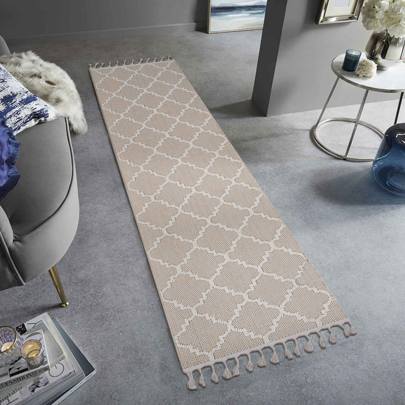 Collection Trellis Indoor Outdoor Area Rug, Rectangle 4' x 6'2"