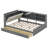 Platform Bed Frame With Hidden Storage Headboard, Rotatable Holder, Side Bookcase & 2 Drawers-1175249853