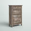Commode en bois massif 6 tiroirs Alharit