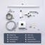 1 Handle Floor Freestanding Tub Filler with Diverter-60181692