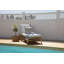 Posie 80cm Long Reclining Single Chaise with Cushions
