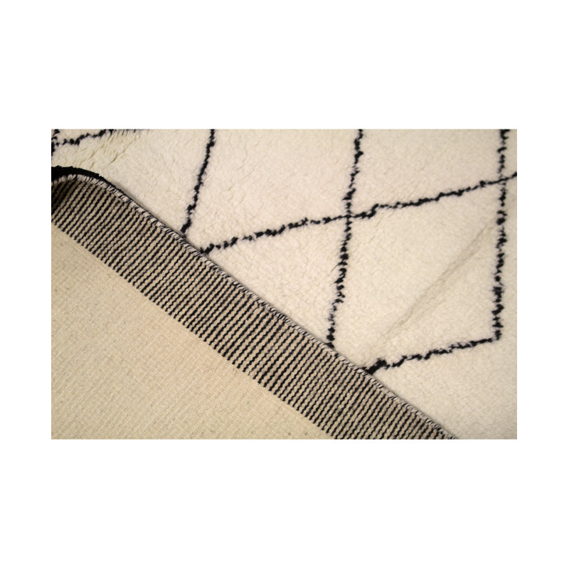 Moroccan Wool Geometric Area Rug