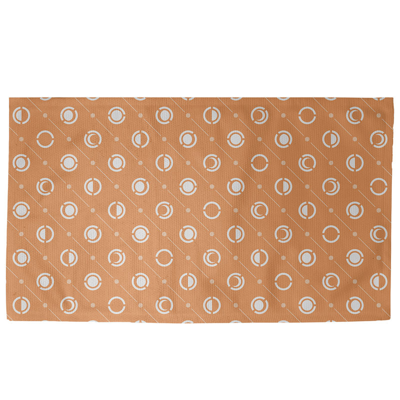 Skeffingt Polka Dots Indoor Rug, Rectangle 3' x 5'